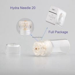 Accessoires Parts Mesotherapy Hydra aiguille Gold Titanium 20 Aiguilles Derma Stamp Sérum Applicateur Tapping Tok Tok