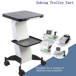 Accessoires onderdelen Professionele salon Beauty Machine Trolleys Kar Kar Fashion ABS Trolley Rolling Cart Wheel Aluminium Stand Personal Care