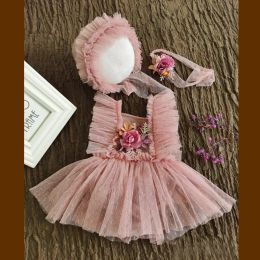 Accessoires pasgeboren fotografiie accessoires bébé meisje kant robeper bodys combinant tenue fotografie kleding accessoires