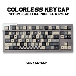 Accessoires PBT 135 touches Clones incolore Keycap XDA profil colorant Sublimation Keycaps pour GH60 GK61 GK64 84 87 96 104 clavier mécanique