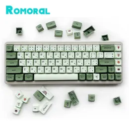 Accessoires PBT KeyCap XDA -profiel 123 Sleutels Engels Japanse Russische Koreaanse Thais aangepaste sleutelcaps voor mechanisch gaming photoshop toetsenbord