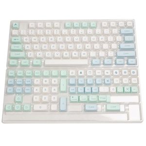 Accessoires Keycaps PBT XDA PROFILD GYE Sous-personnalité Crystal Crystal Mint Keycap For Cherry MX Switch Mechanical Keyboard 135 touches
