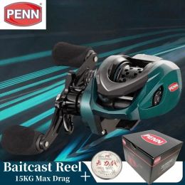 Accessoires Penn Professional 15kg Drag Power 22lb Fishing Reel 210G UltralingHT 7.2: 1 High Speed Baitcasting Reel Magnetic Brake Long CAS