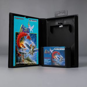 Accessoires Phelios USA ou EUR Couverture de la carte de jeu MD 16 bits avec boîte avec manuel pour Sega Genesis Megadrive Console