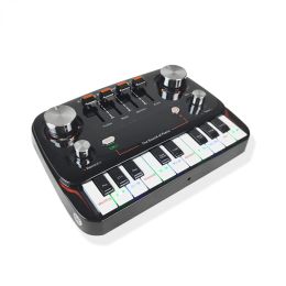 Accessoires Piano Sound Card Audio Mixer Sound Board USB Console Desk System Interface 4 Channel DJ Karaoke Smartphone Computeropname