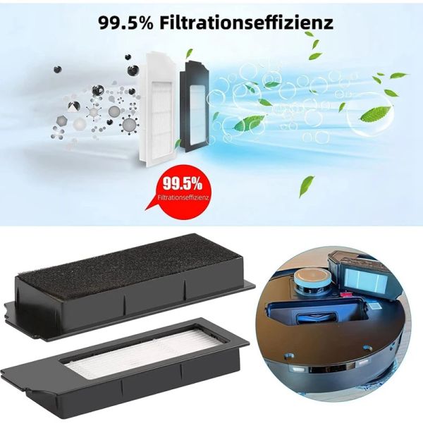 Accessoires Pièces de remplacement en plastique pour Ecovacs Deebot X1 Turbo, X1 Omni Vacuumer, X1e Omni Attachements