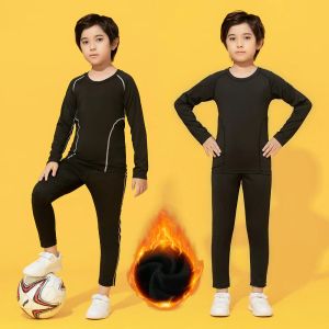Accessoires Polyester Children's Sports Cost Compression Thermal Underwear for a Boy Running Kids Outdoor Training Football sous-vêtements