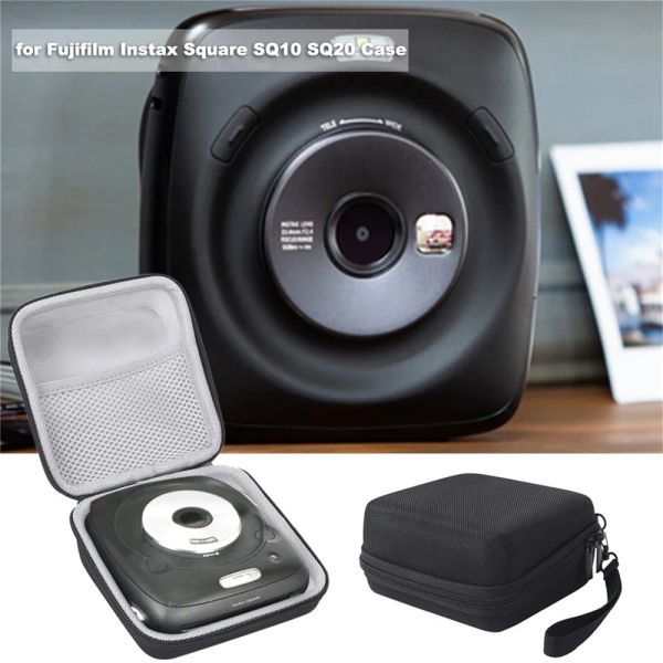Accesorios Bolsa de caja de cámara portátil para Fujifilm Instax Square SQ10 SQ20 Protectora de transporte de portada Capa de la cámara Bolso de almacenamiento de la cámara