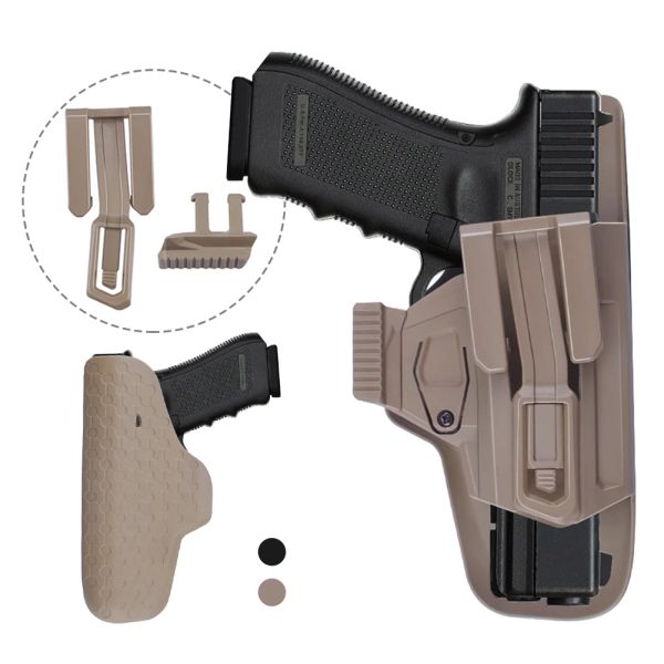 Accessoires Portable Cachement G9 Gun Holster de ceinture intérieure adaptée à Glock 17, 19, 22, 23 Magazine d'accessoires de chasse tactique en plein air
