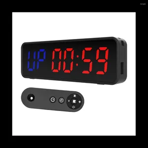 Accessoires Draagbare sportschool Timer Interval met oplaadbare batterij LED Digitaal display Training Fitness Sport Afstandsbediening