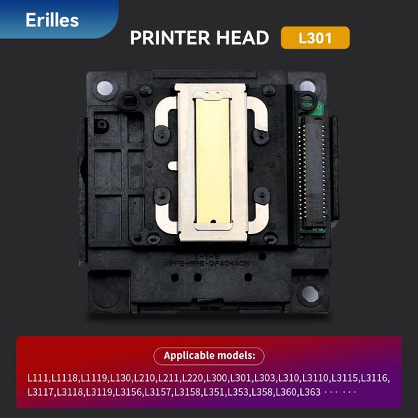 Accesorios Cabezal de impresión L301 Cabezal de impresora de cabecera para Epson ME303 ME401 WF2530 WF2540 L313 XP245 L313 L1110 L130 L210 L211 L220 L300 L303