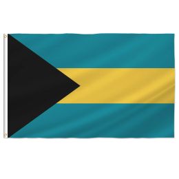 Accessoires Pterosaur Bahamas Flag 60x90cm 90x150cm, drapeau national bahamien avec œillets en laiton pour le bateau de chambre bannière de décoration extérieure intérieure