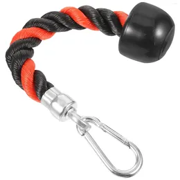 Accessoires extracteur câbles attaches salle de sport Fitness entraînement corde poignée Triceps poignée Triceps Nylon robuste Biceps