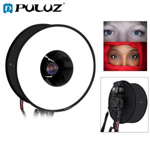 Accessoires Puluz 45cm ring Softbox Speedlight Ronde Style Flash Light Photography Shoot Soft Box Foldable Soft Flash Light Diffuser