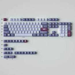 Accessoires Keycaps de lapin violet GMK 23/129 touches Profil de cerise PBT Dye Keycap de sublimation pour le clavier mécanique du commutateur MX