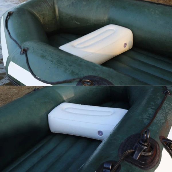 Accessoires PVC CANOE KAYAK Pêche extérieure Iatable Boat Silt Air Cushion Nuile Boat Seat Pouteau Accessoires Marine