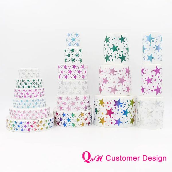 Accessories QN 16 ~ 75mm élastique conception personnalisée ruban sangle 50yards/rouleau pour cheveux cravate artisanat fournitures matériaux bricolage rubans pour l'artisanat