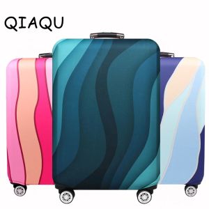 Accesorios Qiaqu Travel Elástico Lenuggia Cubierta protectora de la maleta gruesa Bolsa de protección contra el polvo para el equipaje de viaje de 1832 pulgadas Accesorios de tranvía