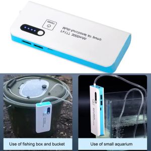 Accesorios Recargable 3000mAh Acuario USB Oxígeno Bomba de aire Pecera Coche Herramientas oxigenadas