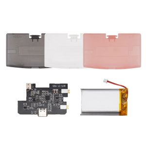 Accessoires Oplaadbare lithiumbatterij voor GBA -batterijmodule V1.3 Vervanging voor game Boy Advance Compatible met GBA