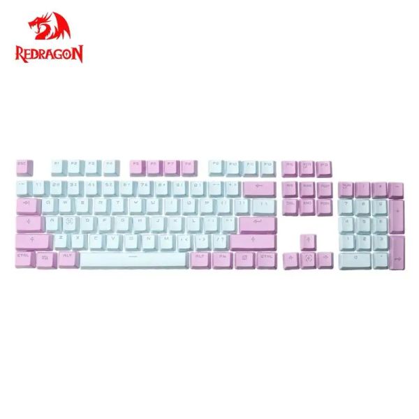 Accessoires Redragon 104 Clé PBT PBT Clavier mécanique Capes clés pour le style Cherry MX, y compris les touches de clés de touche