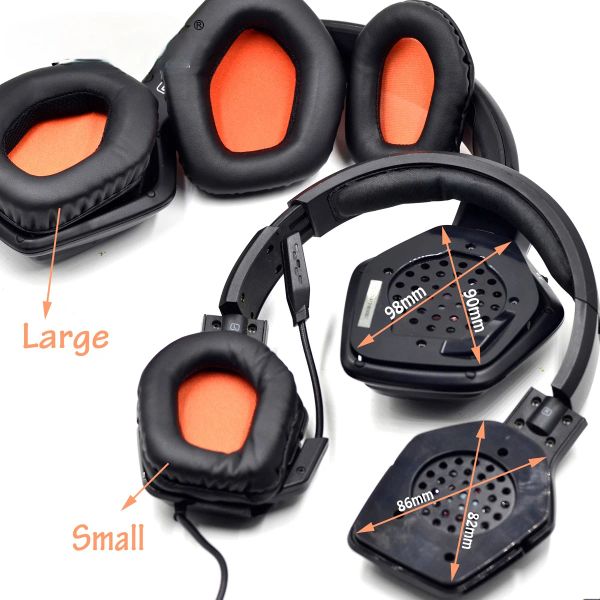 Accessoires coussin de remplacement oreillettes oreillettes cache-oreilles pour casque Tritton Warhead 7.1/katana/détonateur XBOX 360