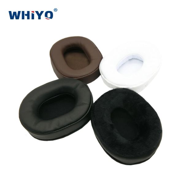 Accessoires Remplacement des plateaux d'oreille pour audiotechnica ATH WS990BT WS 990BT Pièces de casque en cuir Coussiér
