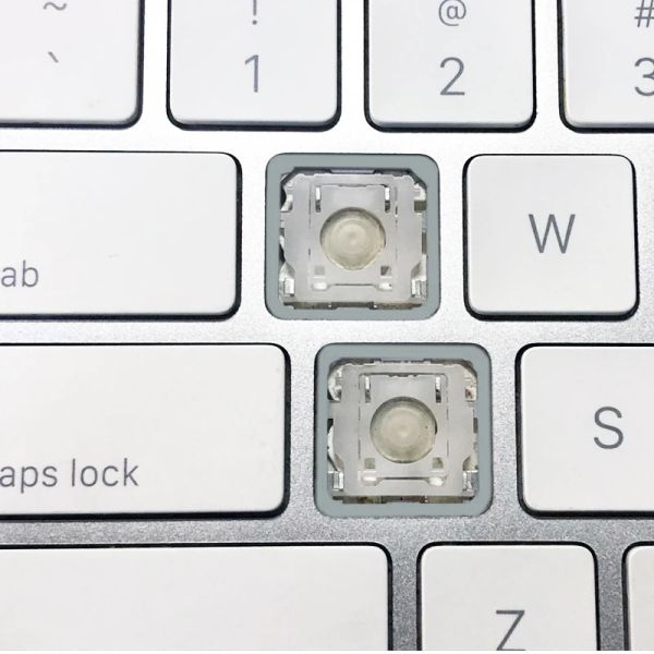 Accessoires Remplacement Keycap Key Cap Capsor Cliphinge pour Apple A1843 Clips de clé du clavier Bluetooth