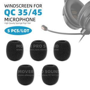 Accessoires Remplacement du pare-brise Mic Sponge pour Bose QuietComfort QC 35 II 45 QC35 QC45 Casque Microphone En pare-brise Pop Filtre