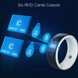 Accesorios RFID Ring Smart Ring 128 GB DISCULTARIO DE DISCURA INALLADA PARA Smartphone R5 Smart Ring con tarjetas Buildin 6 RFID 2 piedras de salud