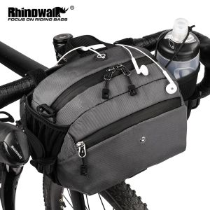Accesorios Bolsa de bicicleta Rhinowalk bolso para bicicletas bolsas impermeables múltiples bolsas de cintura múltiples bolsas de hombro portátiles bolsas para bicicletas de bicicleta
