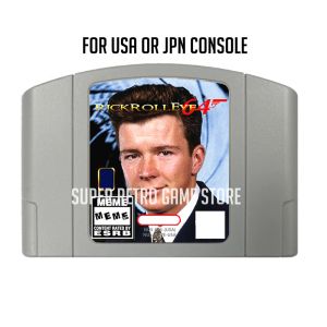 Accessoires Rickroll Eye 64 N64 Game Carte pour N64 Console européen / américain / japonais