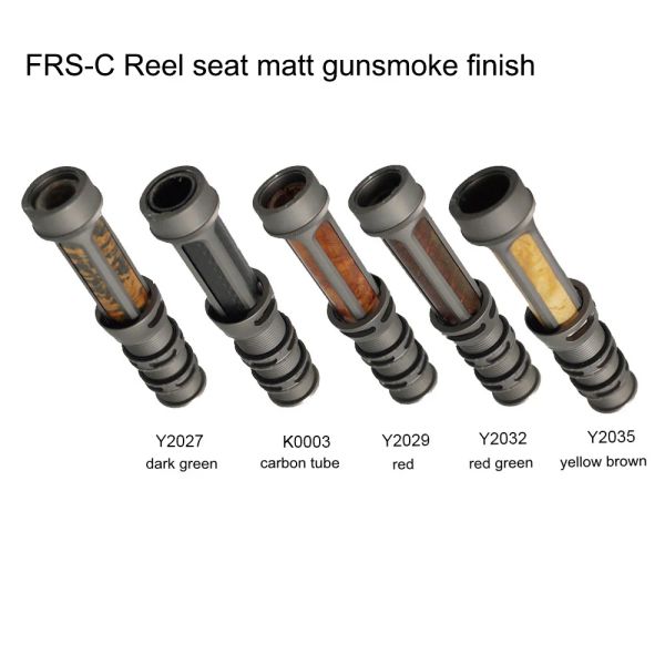 Accessoires Riverruns CNC Hined Nature Stabilize Burl Wood Fly Pièces Accessory Reel Seat Fishing Reel Gun Gun DIY PISCH