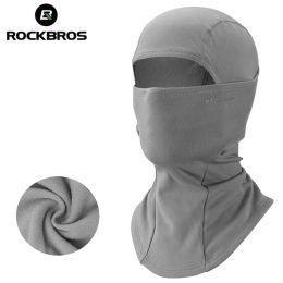Accessoires RockBros Cycling Mask Winter Fleece Thermal Keep Warm Winddicht fietsen Gezicht Masker Balaclava Ski Mask Fishing Skiing Hat Headwar