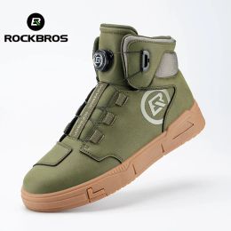 Accesorios Rockbros Men zapatillas de bicicleta Flat Boots Road Cycling Motorcycle Shoes