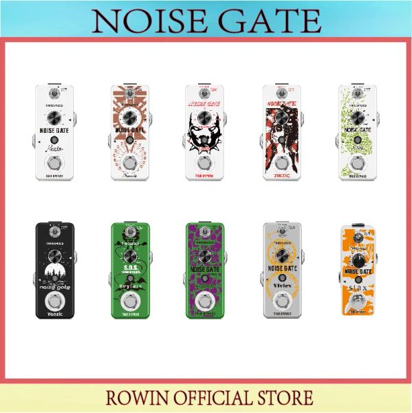 Accessoires Rowin Amuzik Koogo Stax VSN Vivlex Keytars Zikzic Yoozic Guitar Bruit Gate Gate Pédale Noise Pédales Pédales Effectifs Suppression du bruit