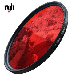 Accessoires RYH 5282mm IR680 IR720 IR760 IR850 IR950 Infrarood Infrarood IR -filter 720 Nm Fun artistieke fotografie Camera Lensfilter