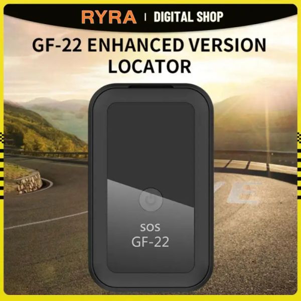 Accesorios Ryra Mini Vehicle Localizador de rastreadores GPS Rastreo en tiempo real Rastreadores GPS portátiles GF22 Posición global Alarma de monitor remoto