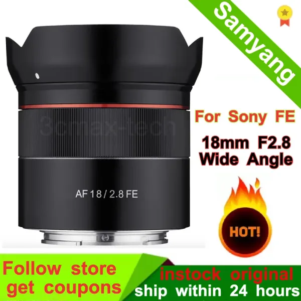 Accessoires Samyang 18 mm F2.8 LECTURE AUTO VIEUX AUTO VIEUX PROPLES POUR SONY FE MONTRAGE MICROSHELE A7R4 A7M3 A7S3 A7RIII A7 A7R A6600