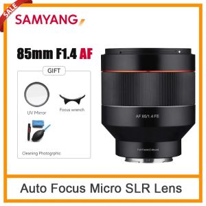 Accesorios Samyang 85 mm F1.4 EF Lente de cámara Auto Focus DLSM AF Motor de cuadro completo Lente para Sony E Canon EF/RF Nikon Cámaras R5 R6 6D Mark II