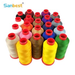 Accessoires Sanbest High Tenacity Bonded Nylon Draad Tex70 Tkt40 210d/3 1500y Multifilamenten Naaigaren Nylon66 voor Schoenen Leer