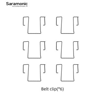 Accessoires Saramonic Belt Clips Camera Shoe Mounts antennes en noten voor UWMIC9 draadloos microfoonsysteem