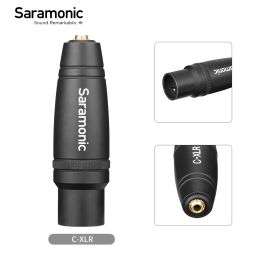 Accessoires Saramonic CXLR 3,5 mm vrouwelijke TRS naar XLR mannelijke audioadapter op professionele video -cinema camera's audio -recorders mixers en meer