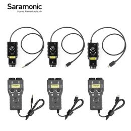 Accessoires Saramonic Smartrig XLR Microfoon voorversterker Audio -adapter Mixer Preamp Guitar Interface voor DSLR Camera iPhone 7 7s 6 iPad