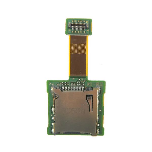 Accessoires SD Carte Reader Slot Socker Socker Remplacement Pièces de réparation pour Nintend New 3DS TF Card Slot W / Flex Cable avec carte