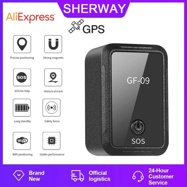 Accessoires Security GF09 MINI Portable Car GPS Locator antiloss ALARME ALARME MOTOGLE GPS ANTILOSS ENFANT PRISEUR DE LOCATEUR PRÉCISE