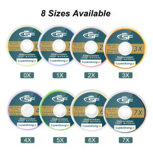 Accesorios SF Clear Fluorocarbon Tippet Línea con Tippet Tolder Tenkara Fly Fishing Tippet Leaders Trout 30m 0x 1x 2x 3x 4x 5x 6x 7x