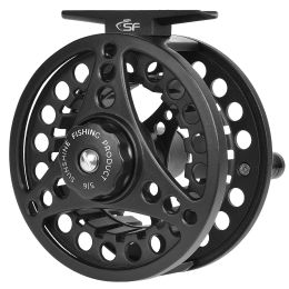 Accessoires SF Fly Fishing Reel 3/4,5/6,7/8wt Fly Reel Combo Fly Reel Reel Grote Arbor Aluminium Legering Body voor forel Bass Karpers Pike Panfish