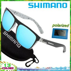 Accessoires Shimano Lunettes de soleil polarisées Hommes Vintage Design Femmes Y2K Driver Bike Cycling Eyewear Pêcheurs / Goggles de vélo photochromiques