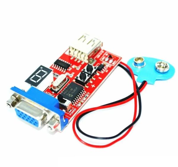 Accesorios Salida de señal VGA Generador de señal LCD Display Tester Fuente de alimentación DCUSB para el módulo de placa Arduino Nuevo